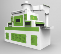 某客戶定制的5G電箱控制板專(zhuān)用噴砂機(jī)設(shè)備